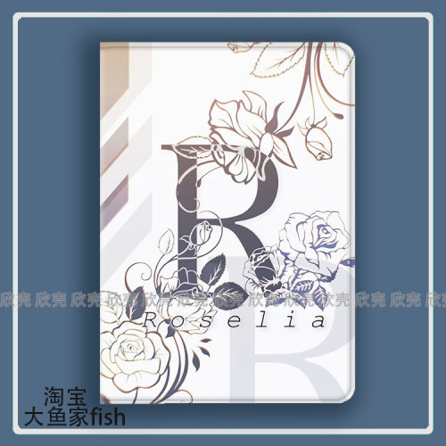 BanGDream邦邦人少女乐团派对Roselia适用iPad10.2苹果Pro11寸Air3/4华为matepad10.8平板mini5/7保护套小米6