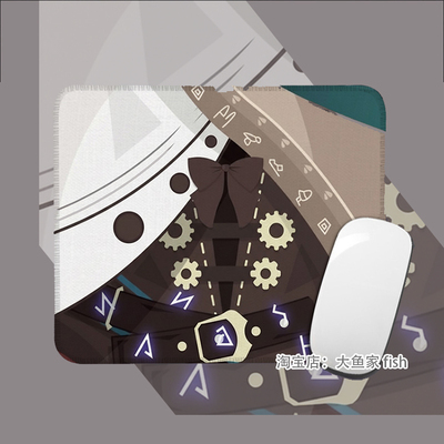 hololive 七诗无名 虚拟主播周边 小号办公桌垫 锁边 鼠标垫 防滑