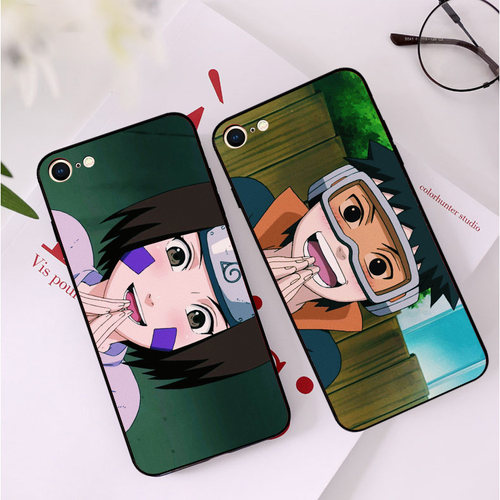 火影忍者带土琳手机壳适用苹果XS MAXiPhone6s情侣7磨砂软8plusXR