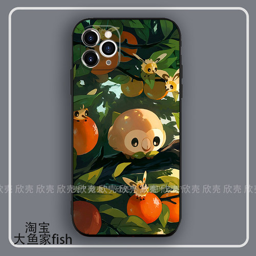 木木枭 宝可梦 动漫手机壳适用iphone15pro max硅胶8plus苹果14红米note9小米10s一加ACE2防摔iqoo华为mate60