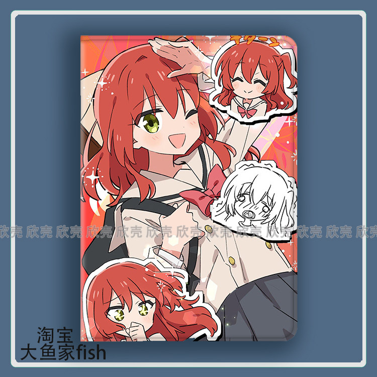 孤独摇滚 喜多郁代适用iPad10.2苹果Pro11寸Air4/5华为matepad10.4平板mini6/7保护套小米7pro荣耀v8pro三星