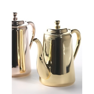 日本制镀金工艺yukiwa精品咖啡壶改口藤编菊B郑经典款日式手冲