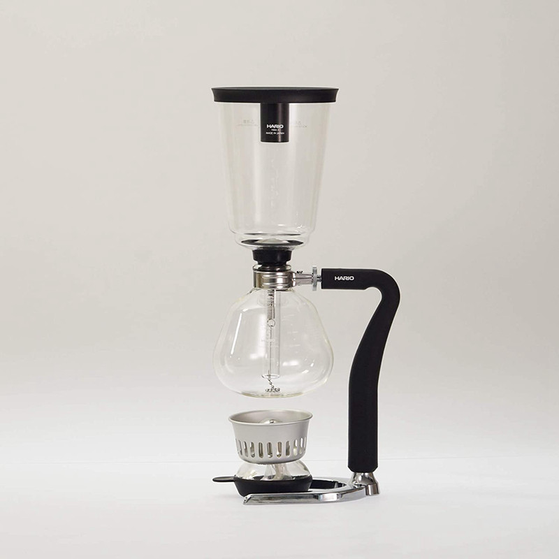 日本直发hario五人份不锈钢咖啡过滤网虹吸壶600ML NXA-5