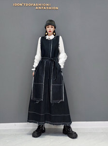 2026 春季款时尚连衣裙韩版牛仔气质显瘦休闲女装