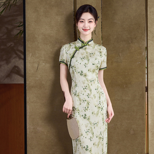 旗袍女新中式年轻款少女高级感改良连衣裙日常可穿复古民国大小姐