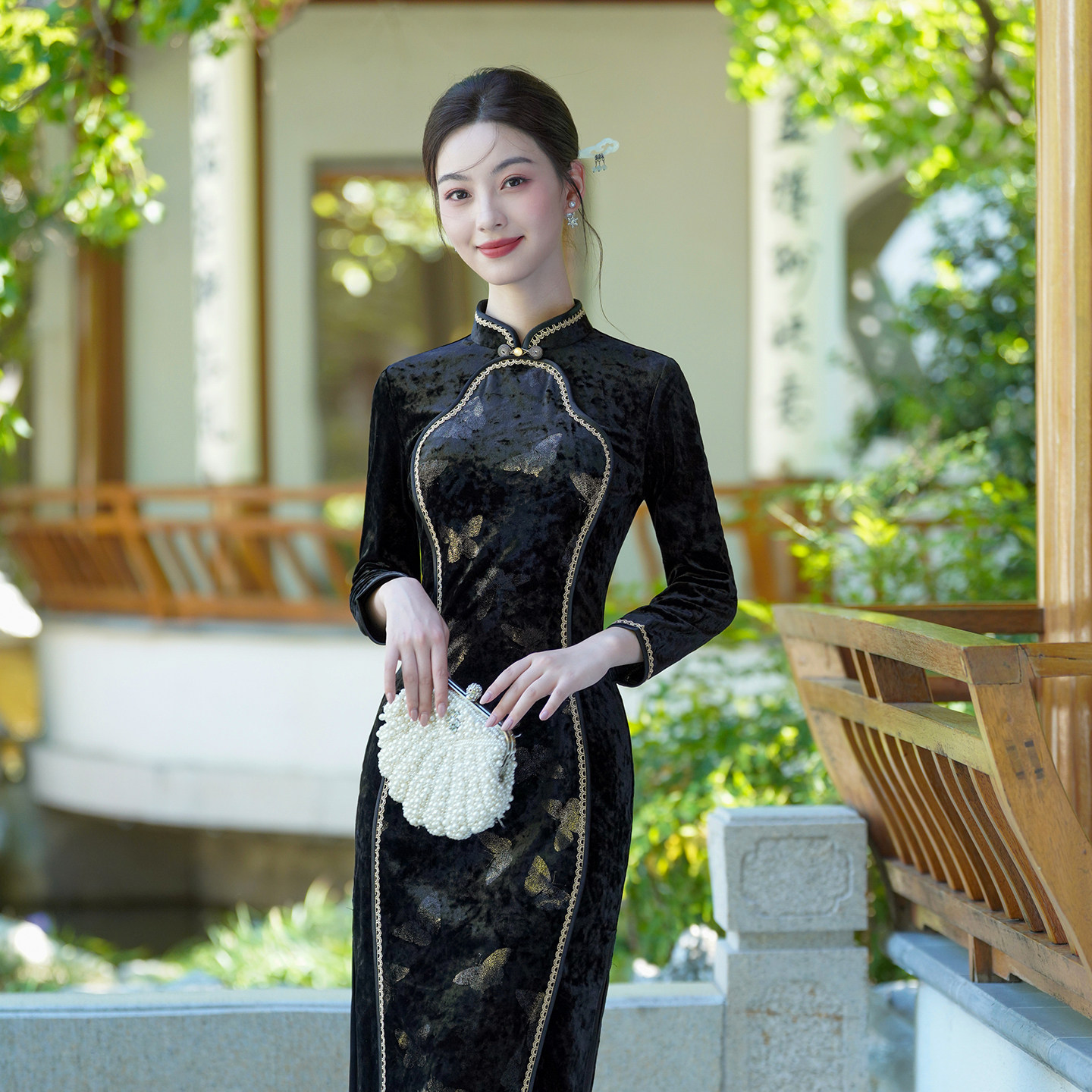 旗袍2025年新款复古老上海优雅