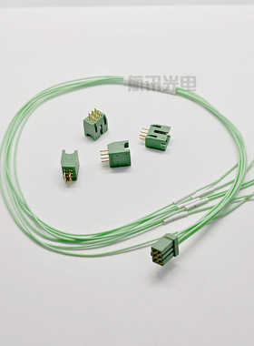 印制板连接器JL24-06TKY-带线双头JL24-06TKH/06ZJB/6ZJW 6芯含税