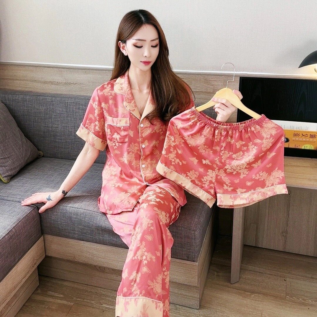 2026夏季款高贵雅气质薄款新款睡衣女古典美可外穿两件套家居服