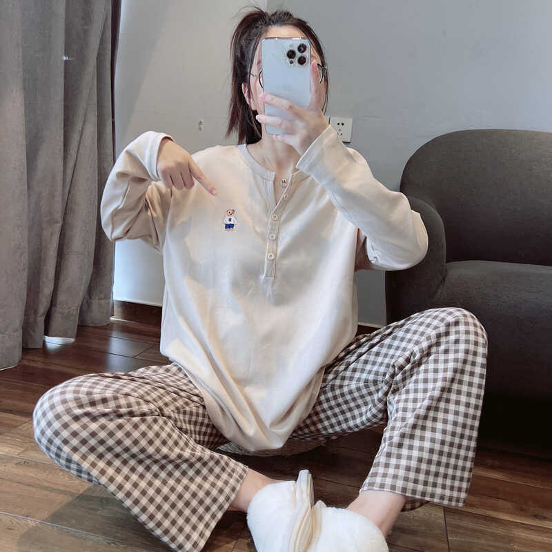 卡通可爱春秋季家居服套装