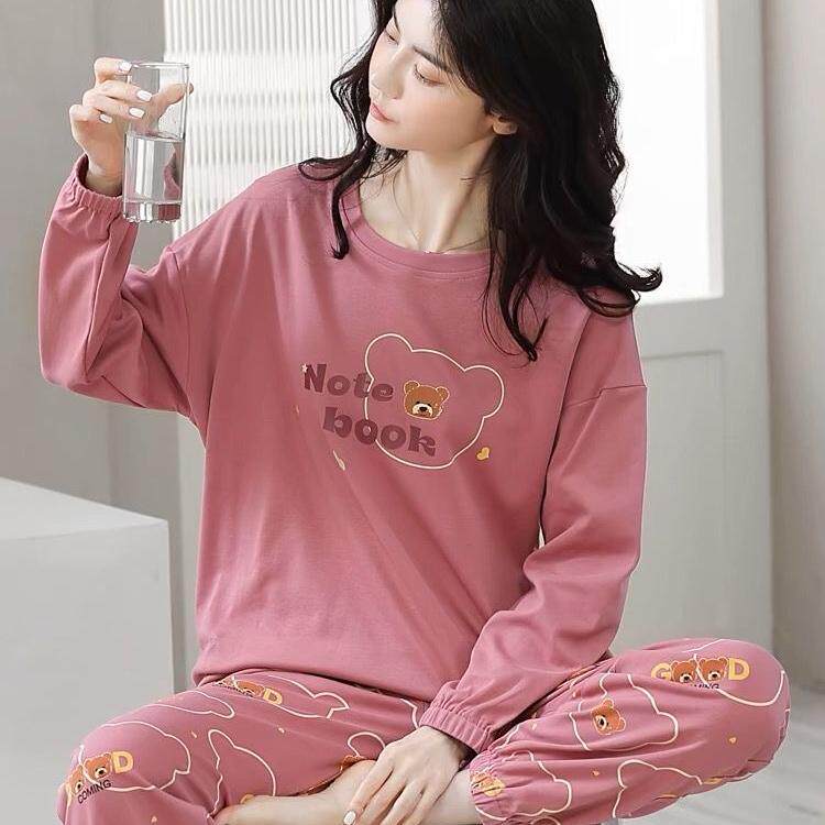 秋冬季新款卡通休闲家居服套装