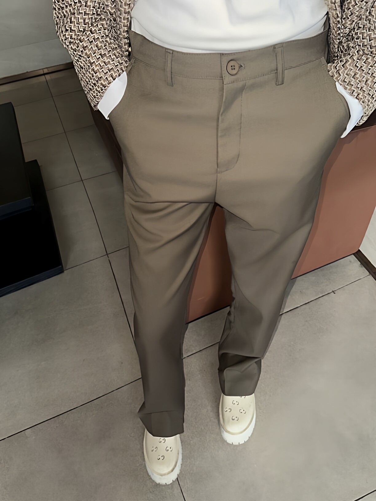 【及时雨东】日本高端精纺微喇开衩结构西裤长裤,男装,西裤,淘宝优惠券,粉丝福利购,淘宝优惠卷