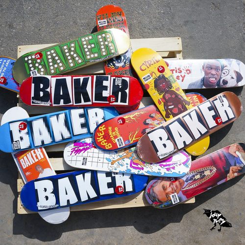 Baker进口四轮双翘短板滑板