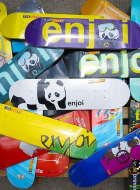 ENJOI板面进口动作街式四轮双翘板熊猫7.75 8.0 8.125旅行滑板店