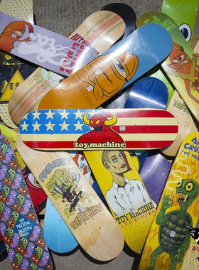 TOY MACHINE板面双翘动作四轮街式短板7.875 8.0 8.125旅行滑板店