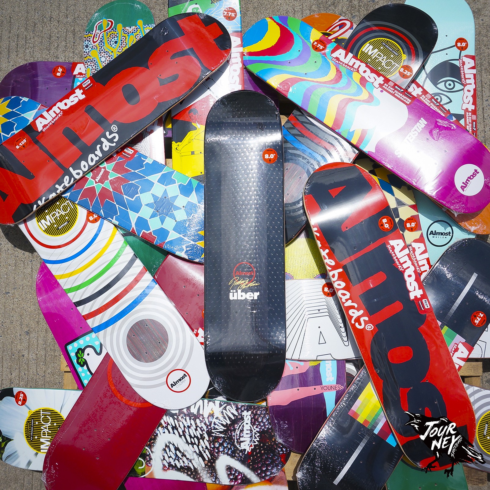 滑板almost加拿大枫木青少年双翘