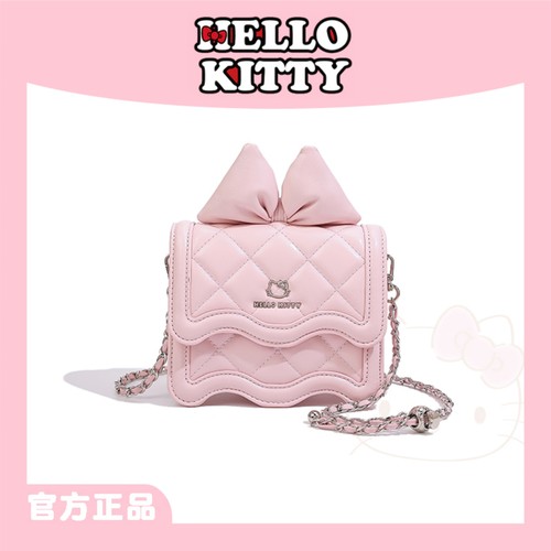 HelloKitty蝴蝶结小众设计小方包