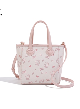 HelloKitty26春季托特包菜篮子印花手提包包女时尚小众斜挎单肩包
