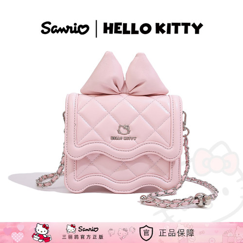 HelloKitty蝴蝶结小众设计小方包