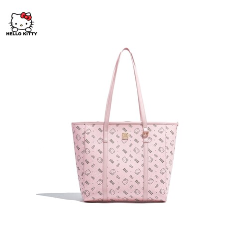 HelloKitty时尚印花大容量托特包