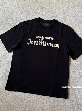 FGDD自主AMIR1主理人同款毛巾刺绣字母LOGO简约休闲圆领短袖T恤男