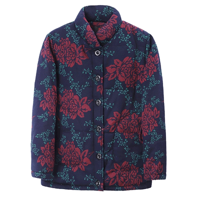 老年人冬装羽绒棉服加厚棉袄外套