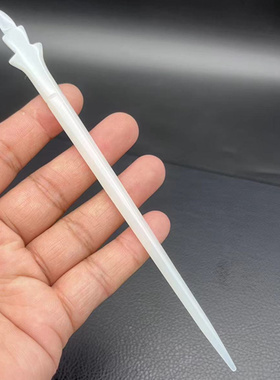 新款仿白玉战戟发簪琉璃簪子素雅新中式发钗汉服头饰发饰支持刻字