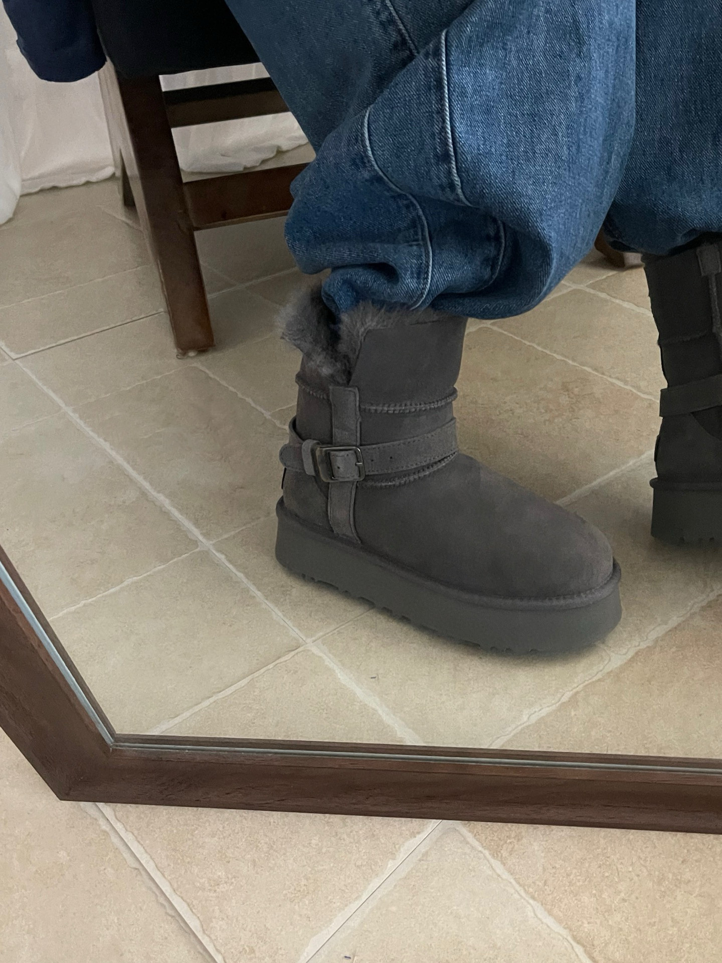 2026新款女冬季保暖时尚百搭两穿爆款厚底骑士扣子款雪地靴,女鞋,时尚雪地靴,淘宝优惠券,粉丝福利购,淘宝优惠卷