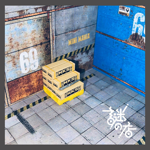 [箱见]1:64  排气管箱子   HKS   SPOON 可接定制 64场景道具