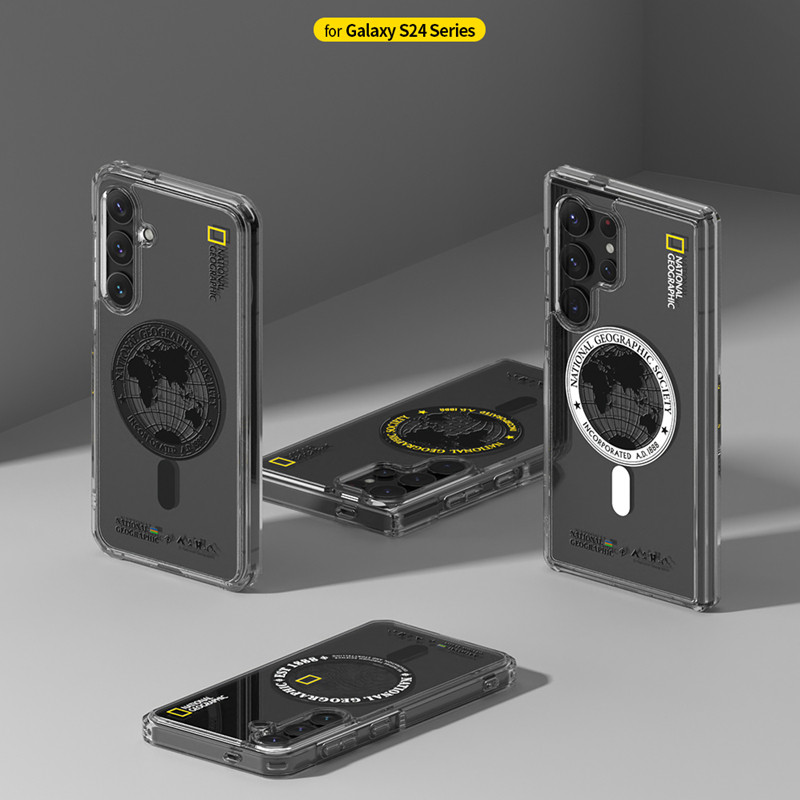 国家地理三星s25ultra手机壳简约可磁吸MagSafe充电保护套硅胶套