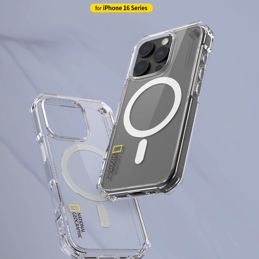 国家地理适用苹果iPhone16promax手机壳轻薄简约可磁吸充电iPhone15promax保护套磁吸防摔硅胶套