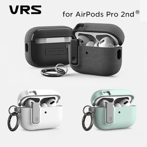 VRS苹果硅胶硬壳锁扣耳机壳防摔