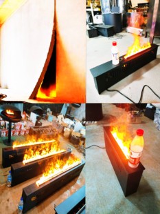 超薄雾化壁炉伏羲3d雾化壁炉宽度极窄刀片式雾化壁炉3d仿真火焰炉