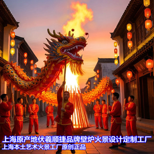 英歌舞火把道具伏羲顺捷户外篝火盆电子篝火炉晚会大火盆仿真篝火