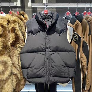 中国李宁×Aries联名男女同款 宽松休闲90％鸭绒羽绒马甲AMRV097