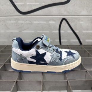 kaalixto星星鞋童鞋国潮厚底增高时尚百搭情侣款休闲板鞋童鞋