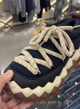 中国李宁 穿山 男女同款缓震耐磨加厚保暖户外运动休闲鞋AZGV117