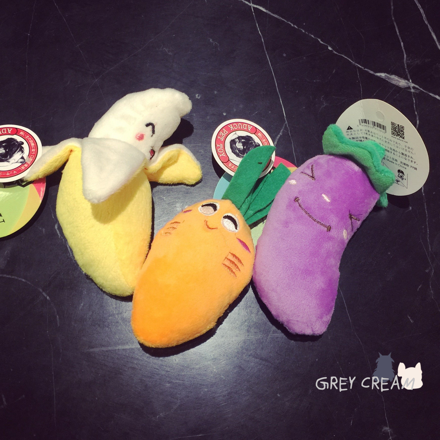 Grey Cream宠物猫狗毛绒益智耐咬磨牙发声可爱香蕉茄子狗狗玩具|ruв категории животное/Животное питание и принадлежностей, кошка/собака игрушка, звучание игрушка - от Buy2taobao.com для оказания профессиональной услуги покупки агента Taobao