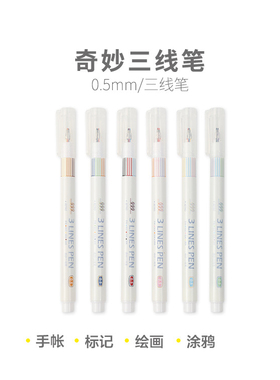 晨光奇妙精品中性笔ASPU0201三色0.5