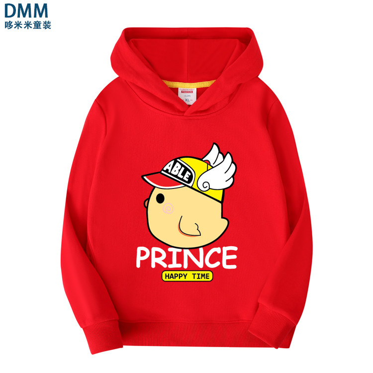 原创亲子装潮牌可爱小鸡卫衣连帽全家装一家三口母女母子装春秋装