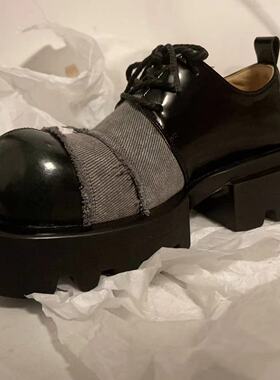 缇麦茵-5.5cmT26558大头个性潮酷英伦风时尚厚底单鞋