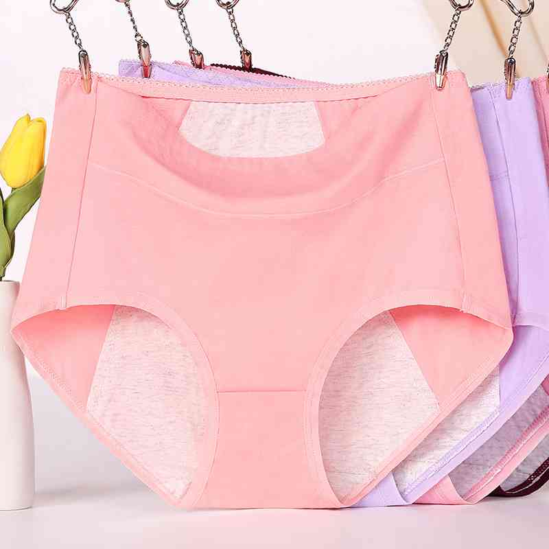 生理期内裤女月经期防漏安全姨妈裤中高腰无痕棉质舒适例假卫生裤
