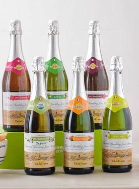 沃迪安Vadel原瓶进口水蜜桃无醇起泡酒无酒精0度香滨气泡苹果汁酒