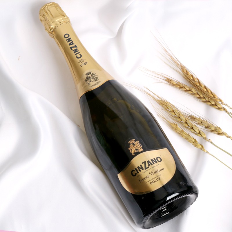仙山露甜型起泡葡萄酒 cinzano 意大利原装进口女士高泡气泡酒