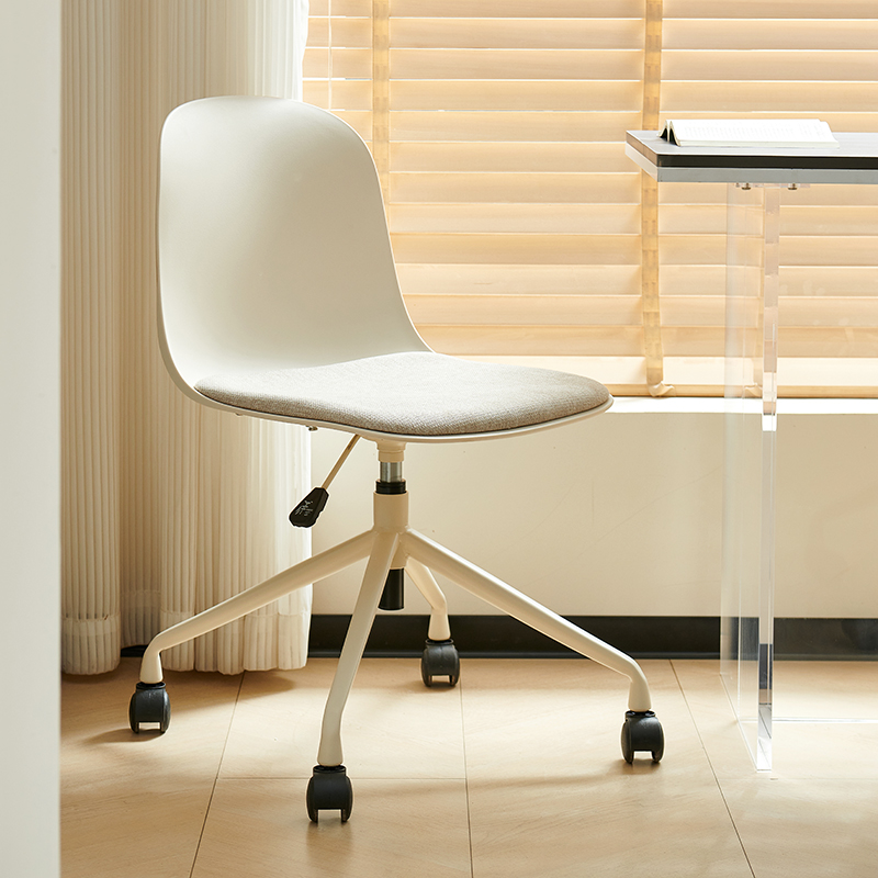 统道加厚加强款塑料靠背电脑椅