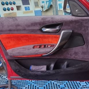 汽车仪表台翻毛皮内饰改装改色膜自粘绒布顶棚车门板修复装饰面料