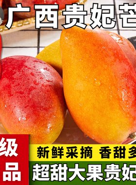 贵妃芒芒果新鲜水果当季整箱纯甜贵妃热带时令水果王小七精选整箱