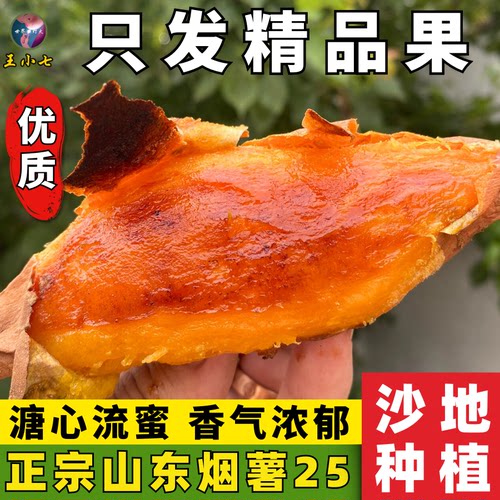 山东烟薯25号蜜薯糖心红薯流油正宗烤红薯沙地地瓜番烟薯香甜山芋