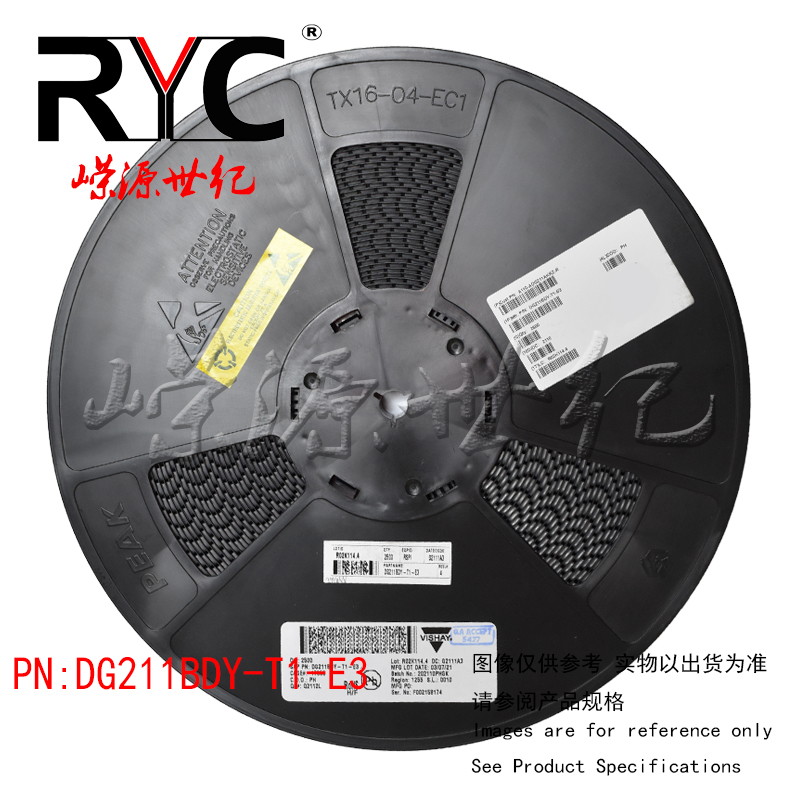 DG211BDY-T1-E3 SOP-8 VISHAY原装 模拟开关 IC Quad SPST 22/25V