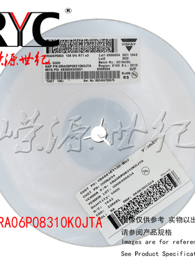CRA06P08310K0JTA VISHAY原装 电阻器网络与阵列8Term 10Kohms 5%