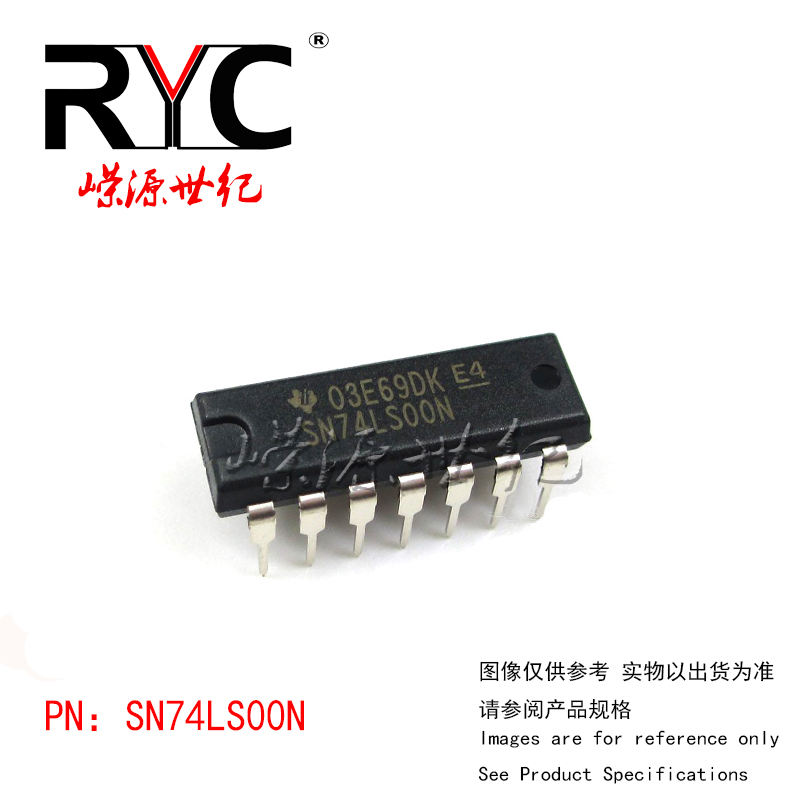 SN74LS00N DIP-14 TI德州原装正品 集成电路IC 逻辑-栅极和逆变器